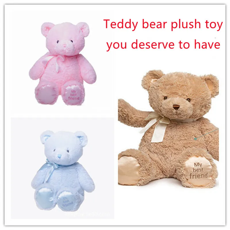 Teddy bear TEDDYSTORY plush toy doll children`s baby comfort toys Make them sleep better