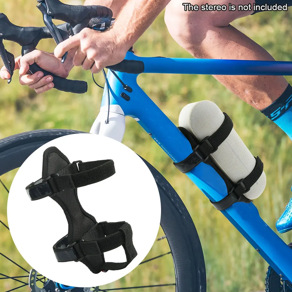 Autocollant Magique Sangle Réglable Haut Parleurs De Vélo Support