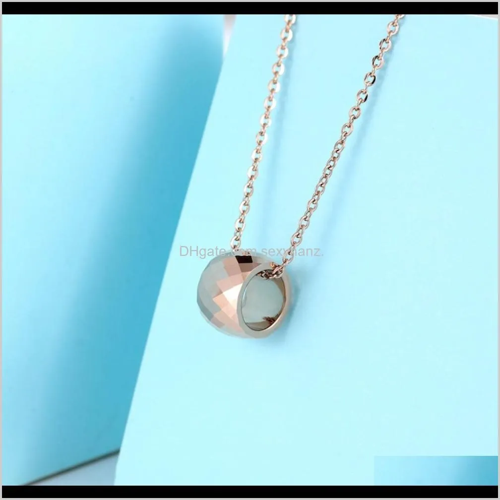 pendants version lady`s shining pendant gift to girlfriend`s best friend tungsten steel transfer necklace