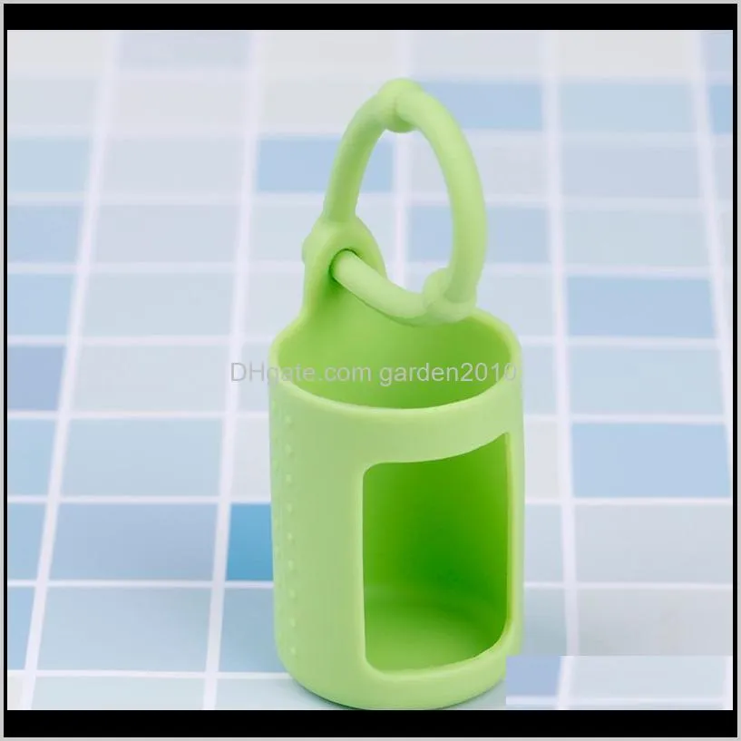 1pc 15ml  oil bottle protector small  silicone  oil storage case mini bottle anti-fall box