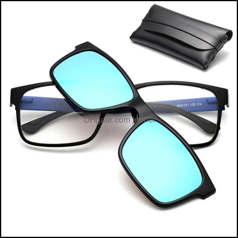 Sunglasses Men Myopia Glasse Magnetic Clip On Lightest Eyeglasses Frame Magnet Sports Woman Spectacles Driving Night Vison1