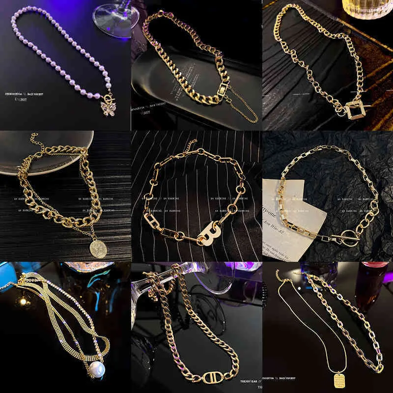 Naszyjniki dla kobiet Koreański Moda Neck Chain Pearl Woman Naszyjnik Wisiorek Modne Akcesoria Biżuteria Cała 2021