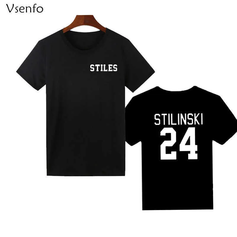 Vsenfo في سن المراهقة الذئب stiles stilinski 24t القمصان الرجال النساء نعرفكم القمصان القطن قصيرة الأكمام الجرافيك بلايز الشارع الشهير t-shirt t200527