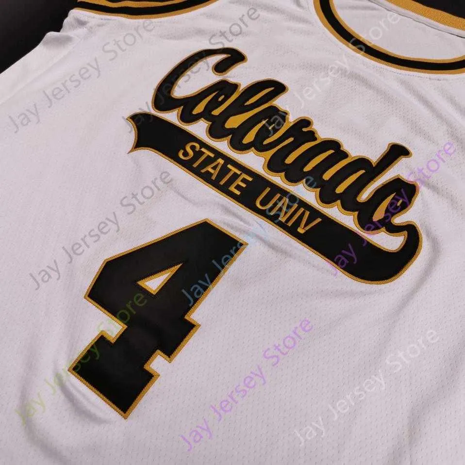 Custom Colorado State Basketball Jersey NCAA College Isaiah Stevens Nico Carvacho David Roddy Adam Thistlewood Kendle James Moore Rivera Dischon Thomas