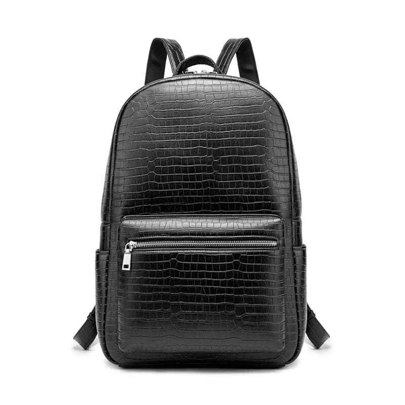 Korean hotsell leather backpack