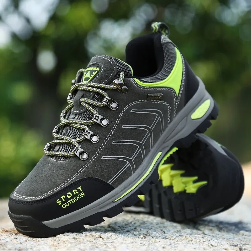 Mode Sport Sneakers Outdoor Fluorescerende Groene Ademende Mannen Dames Lopende Schoenen Factory Direct Selling Cowboy Sportschoen te koop