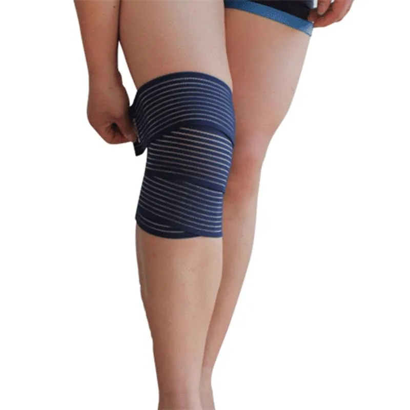PCS Sport Bandage Compressieband Outdoor Elastische kracht Knee elleboog Pols Enkle Support Wrap Pads