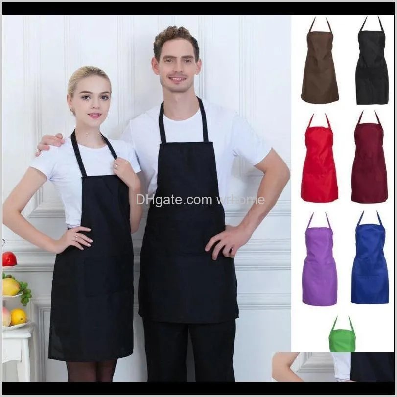 New hot sale women men adjustable bib apron dress kitchen restaurant chef classic cooking