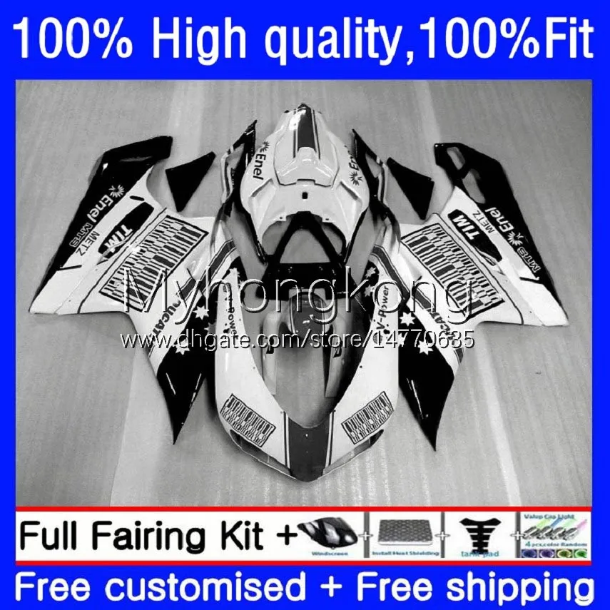 Injeção de corpo para Ducati 848S 1098S 1198S 848R 07-12 Cowling 14No.117 1098R 1198R 2007 2008 2008 2009 2010 2011 2012 848 1098 1198 S R Branco preto 07 08 09 10 11 12 OEM Feeding