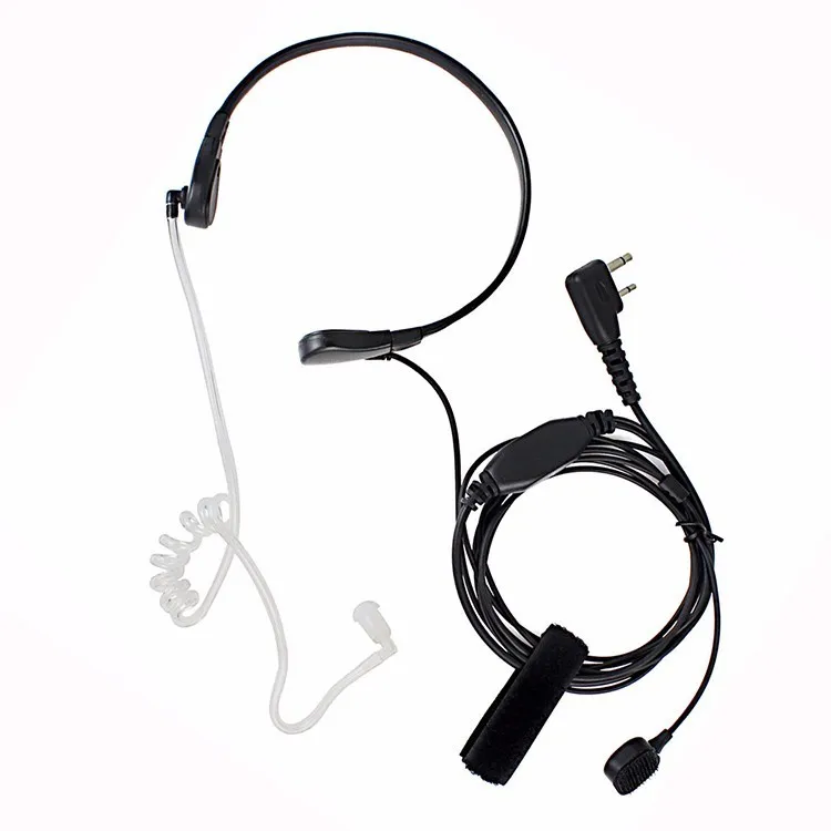 Hot Finger PTT Throat MIC Headphone 2.5mm 1 Pin Covert Acoustic Tube for Walkie Talkie for Motorola T6200 T5600 C2078A (4)