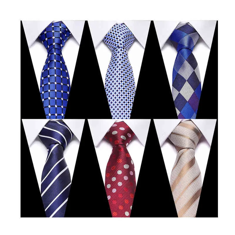 2021 stijl groothandel merk zijde klassieke stropdas mannen stropdas zwarte drop fit bruiloft business party werkplek