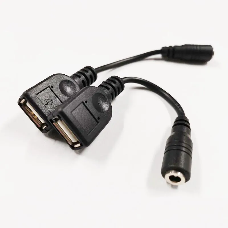 Connector Cables, DC 4.0x1.7mm Female Jack to USB2.0-Female Socket Power Adapter Charger Cable/25PCS