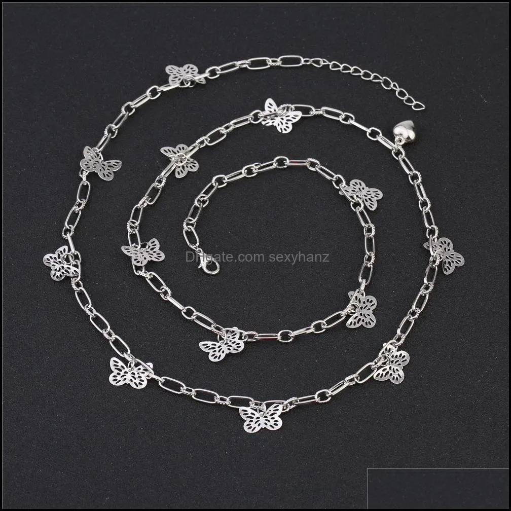 Bridal Jewelry Butterfly Waist Chain Bikini Belly Body Chain Sexy Model Chains Waists decoration accessories