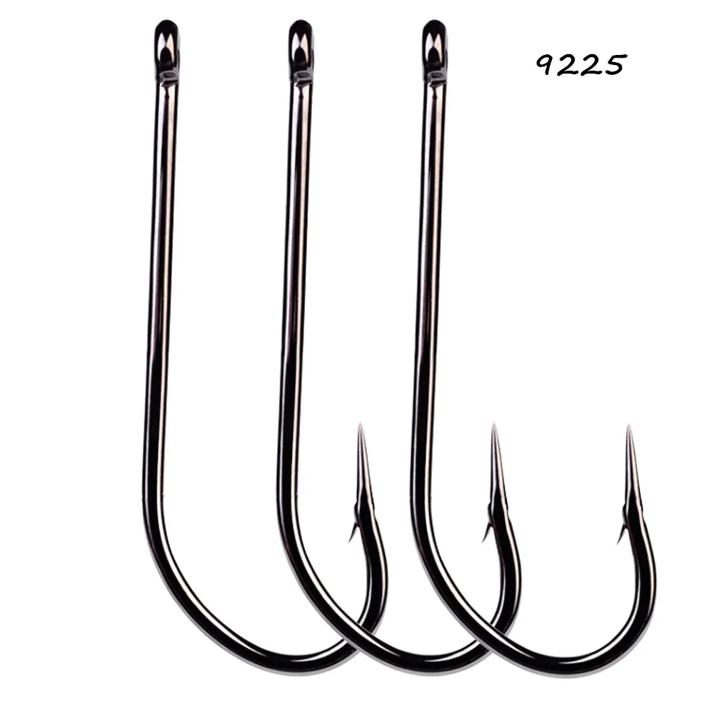 9 Sizes 1#-8/0# 9225 O'SHAUGHNESSY HOOK High Carbon Steel Barbed Hooks Asian Carp Fishing Gear 200 Pieces / Lot WH-3