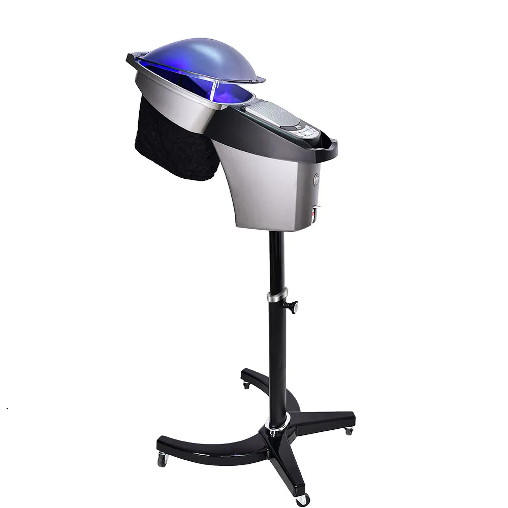 Machine de spa pour cheveux professionnelle améliorée, capot de haute qualité, vapeur nano-brume, lumière LED 7 couleurs, équipement O3 de l'usine, vente en gros, prêt à être expédié