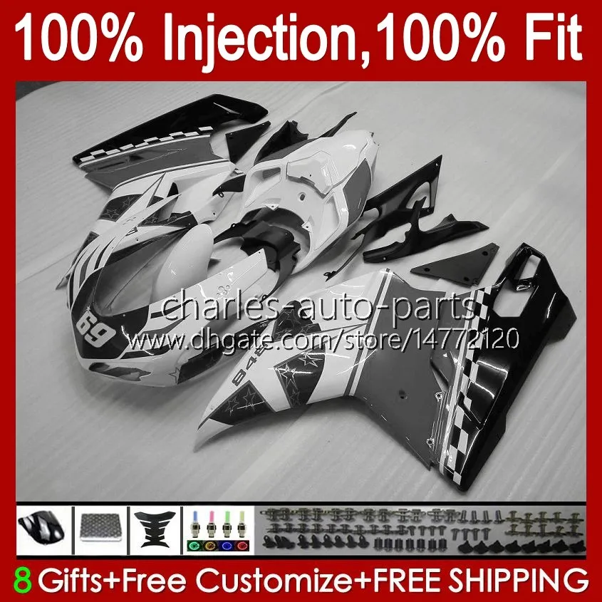 Injection OEM For DUCATI 1198S 848R 848 1098 1198 S R 07 08 09 10 11 12 Cowling 18No.158 Body 848S 1098S New Grey 2007 2008 2009 2010 2011 2012 1098R 1198R 07-12 Fairing