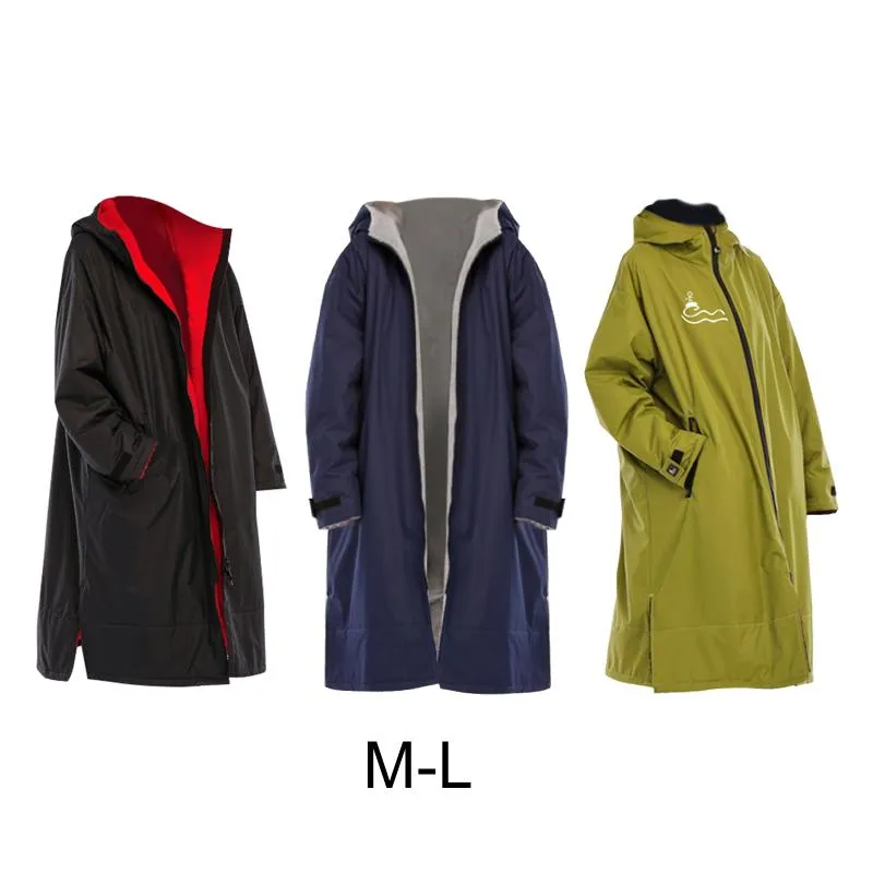 Maillot de bain Imperméable Surf Changeant Robe Manteau À Séchage Rapide Veste Résistant Aux Intempéries Poncho Manteau Parka Outwear Pour Sports De Plein Air Natation