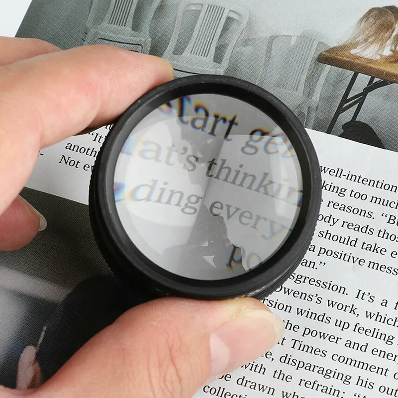Folding Pocket Magnifying Portable Handheld Optical Glass Crafts