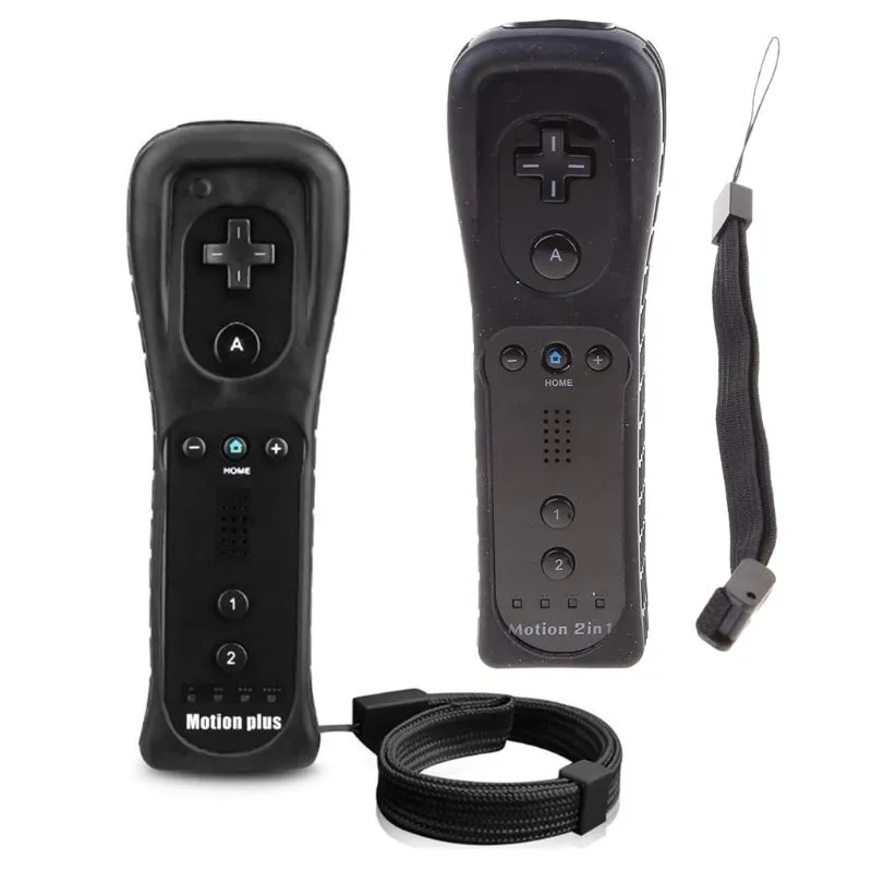 Built In Motion Plus Wireless Gamepad For Wii Remote Controller Game