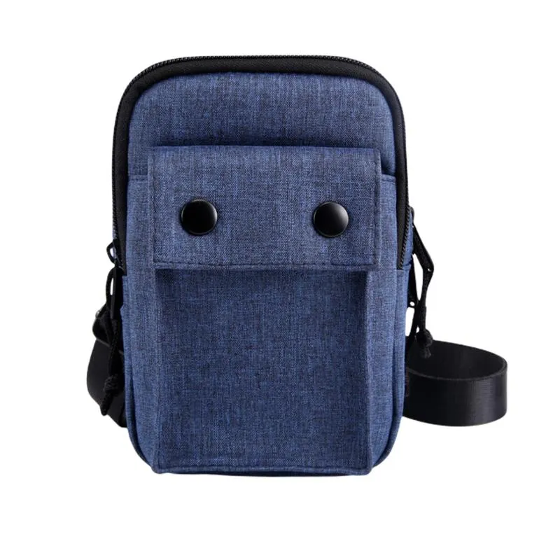 실외 가방 유니osex 고삐 전화 가방 지갑 다기능 어깨 다목적 끈 모바일 RFID 저장 지갑