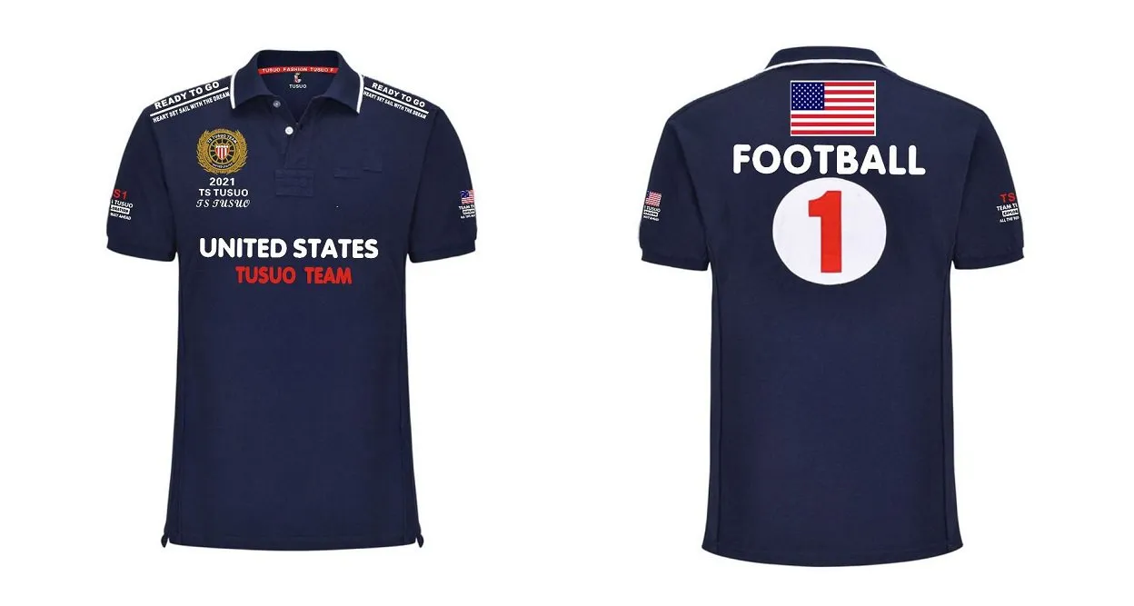 Letnie krótkie polo koszulę haftową bawełnianą bawełnianą kontrastową t-shirt z kontrastem w rozmiarze 2021