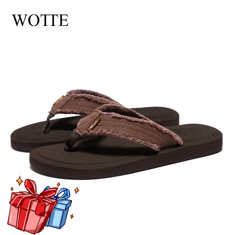 Men's Comfortable Flip Flops Beach Sandals, Casual Slippers, Big Size  40-48, Lightweight Summer Shoes, Zapatos Para Hombre Hot Sale!