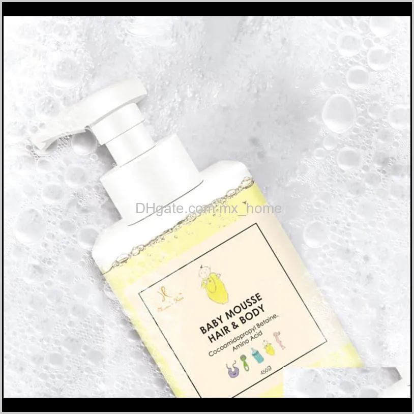 private label kids baby bath shower gel baby care shampoo 2 in 1 mild and not irritating hot selling