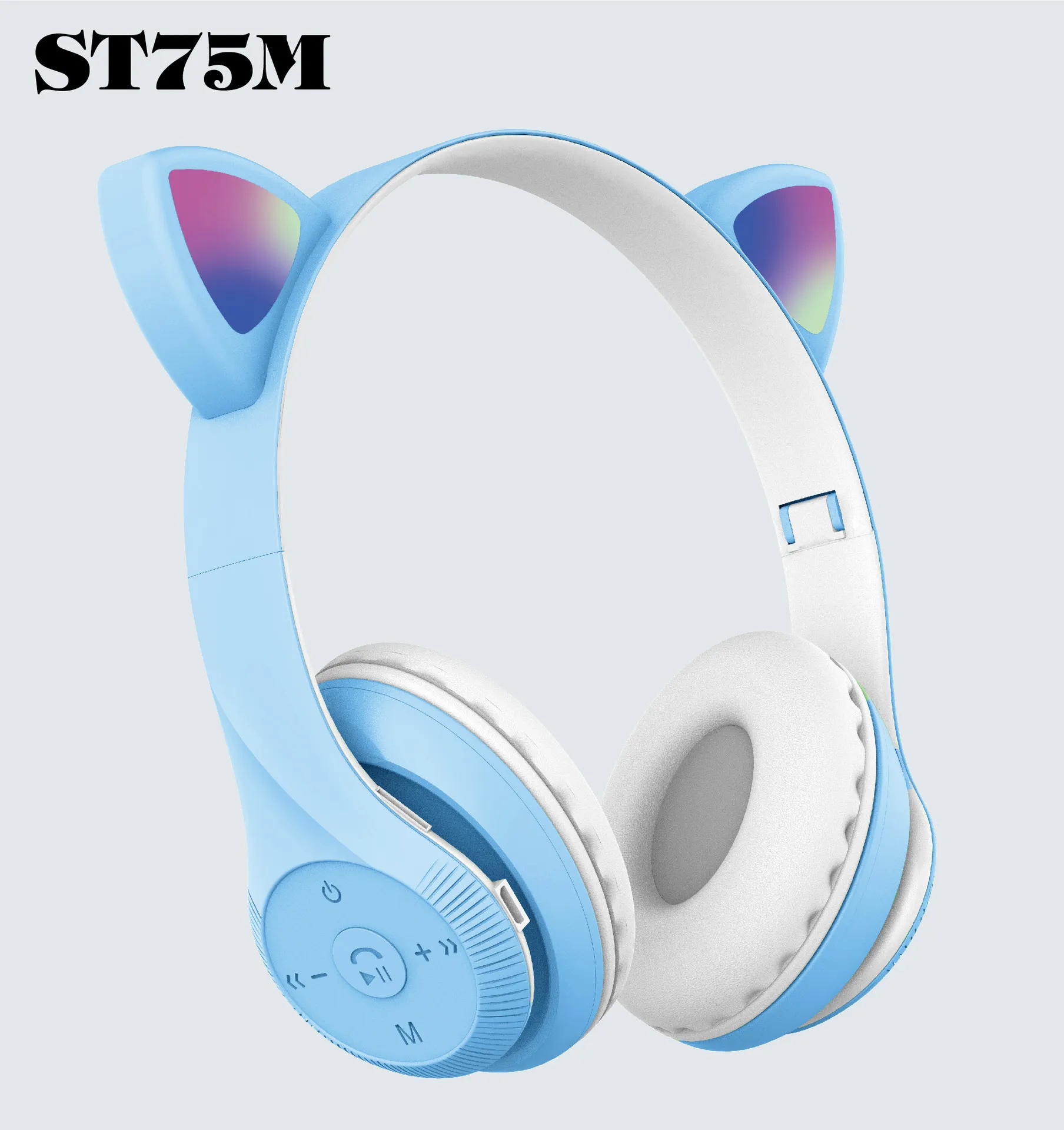 Où Trouver Casques Sans Fil Casque Bluetooth 5.0 Oreille De Chat