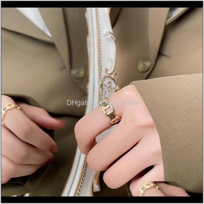 high quality sensual ring female fashion net red light luxury niche exquisite fashion open index finger ring female