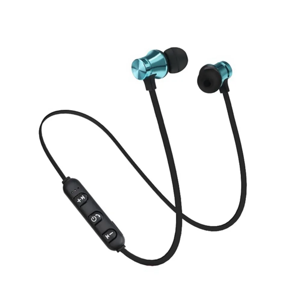 Bluetooth-Kopfhörer, kabellose Ohrhörer, Headset-Kopfhörer mit Mikrofon, Bass, Stereo, magnetische Blutooth-Kopfhörer für iPhone 8, 12, 13, Samsung S20