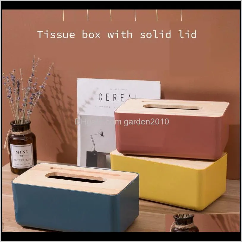 nordic style decoration tools plastic tissue box paper towel tissue case holder home table decor organizer household supplies