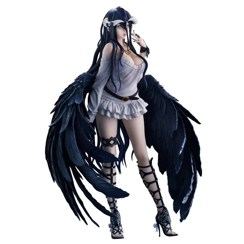 2021 Nuova Unione giapponeseCreative OVERLORD III So-Bin Ver. Albedo PVC Action Figure Toy Game Statua Anime Modello da collezione X0503