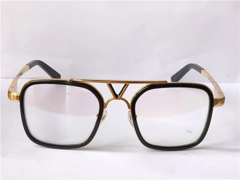 Den senaste säljande popmodedesignen Optical Glasses Square Frame 0947 Toppkvalitet HD Clear Lens med Case Simple Style285p