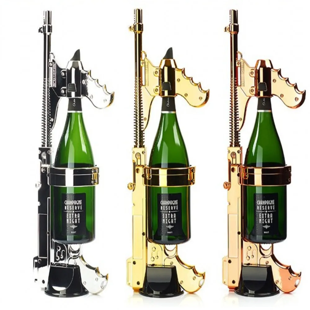 Pistolet de pulvérisation de bouteille de pistolet à champagne réutilisable avec accessoires de bar avec bec verseur de bouteille de jet pour le salon de soirée de boîte de nuit