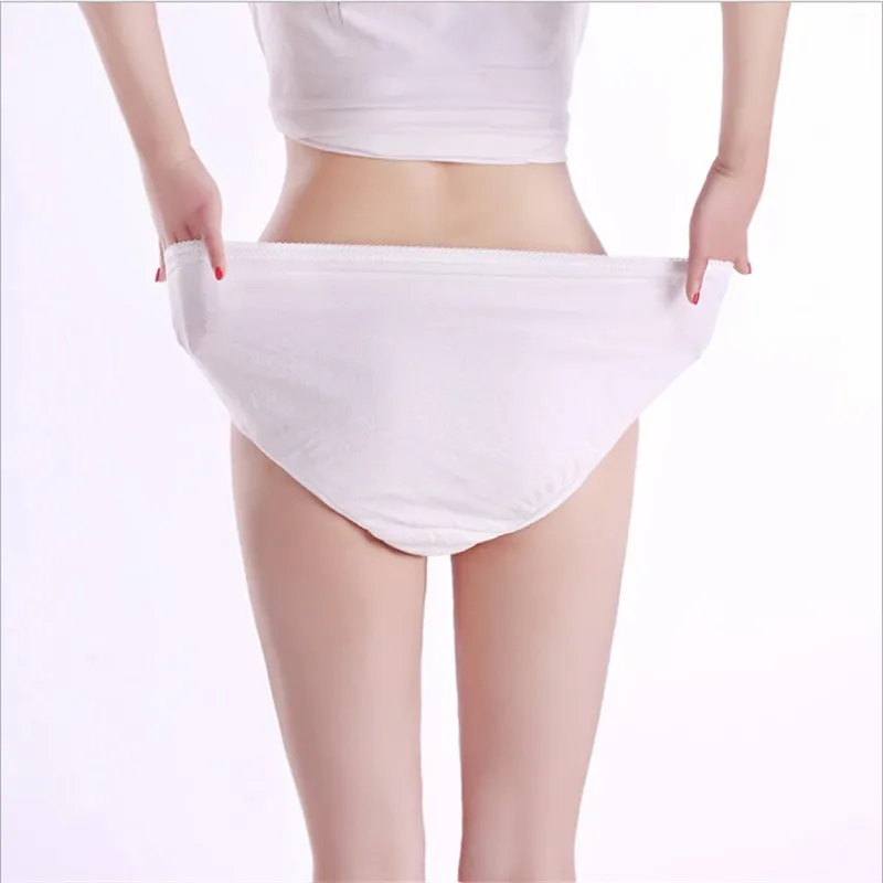 5 Pack Womens Classic White Cotton Incontinence Briefs For Women