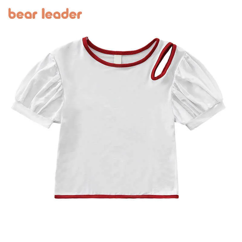 Ours Leader Filles Bébé Casual Tees Mode Fille Enfants Vêtements D'été Enfants Princesse T-Shirts Vêtements Pour 1-6 Ans 210708