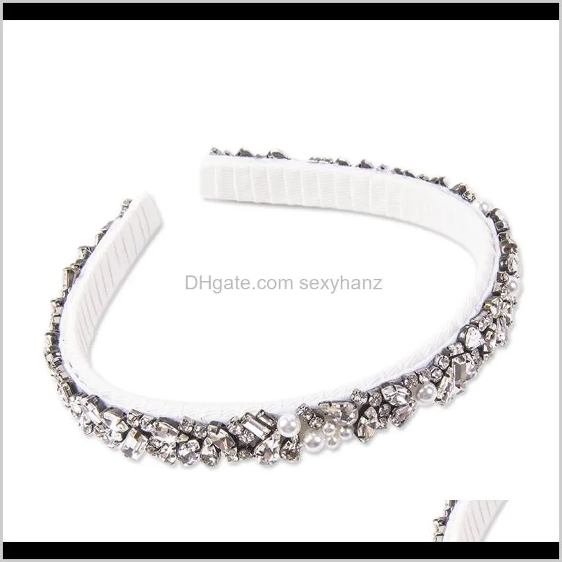2020 new fashion luxury rhinestone women bridal dance party headband travel popular hair accessories shourouk
