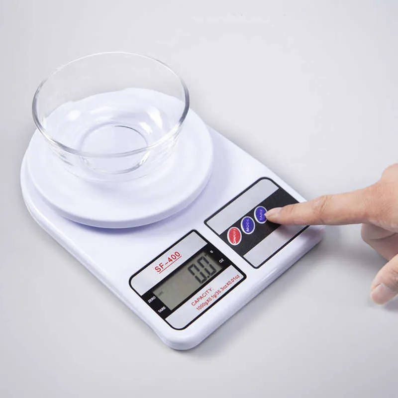 Smart Kitchen Scale Цифровые электронные Баланс еды Высокоточные Домашние Домохозяйства Кухонные аксессуары 1 грамм 210728