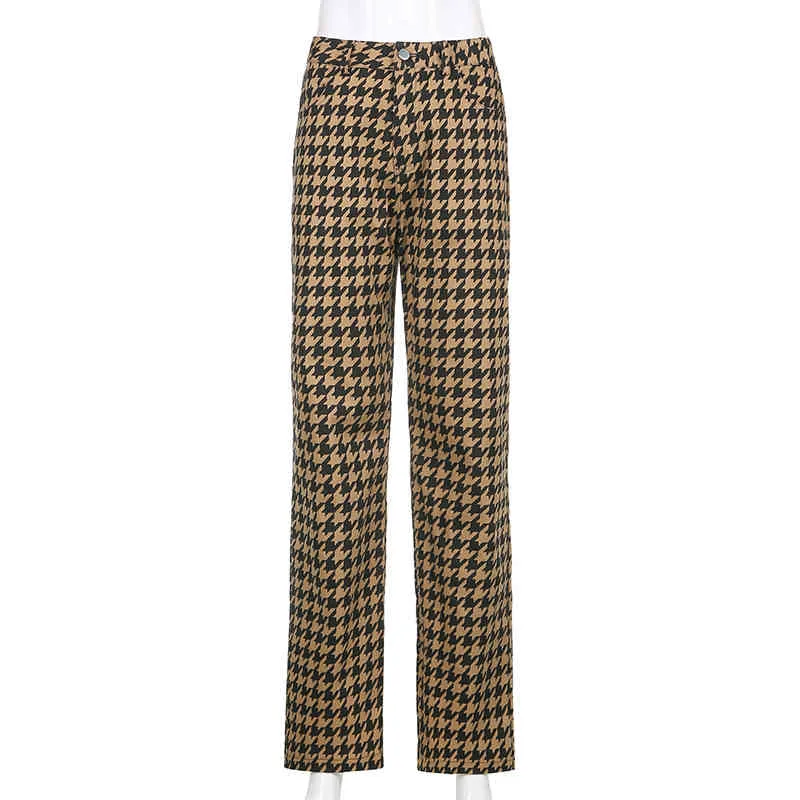 Houndstooth Print Pants (3)