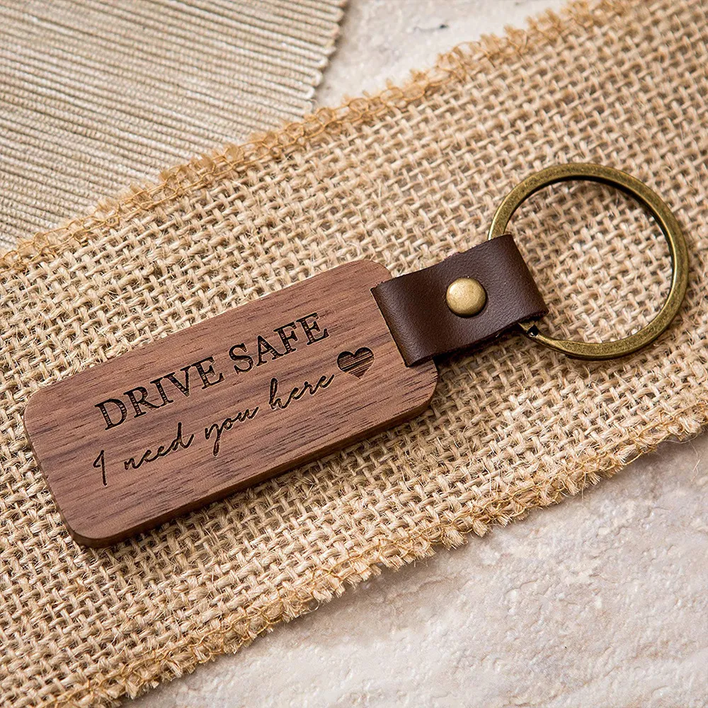 2023 Beech Walnut Wood Leather Keychain With Popular Designs Perfect For  DIY Luggage Decoration, Holiday Gifts, And Wooden Key Tags Pendant From  Winwindg1, $1.78