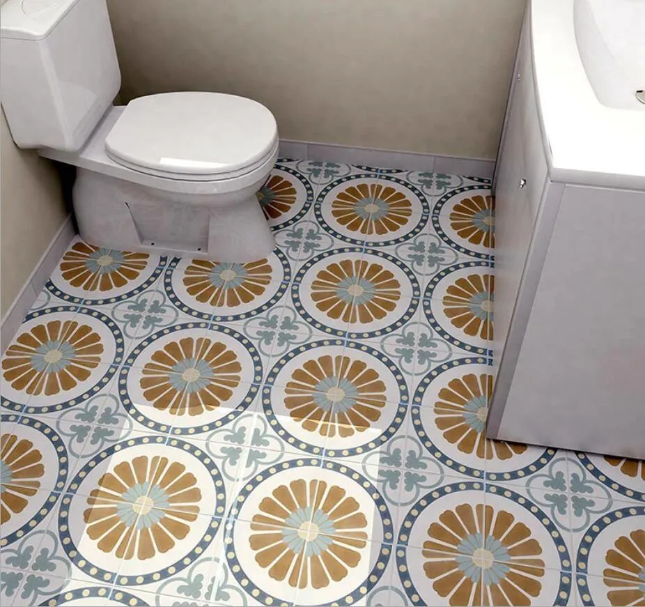 Azulejos Antideslizantes Para Inodoro, Baldosas De Cerámica, Red Retro,  Cocina Roja, Pequeña Rebanada De Flor De 200mm De 6,24 € | DHgate, image size:926x871