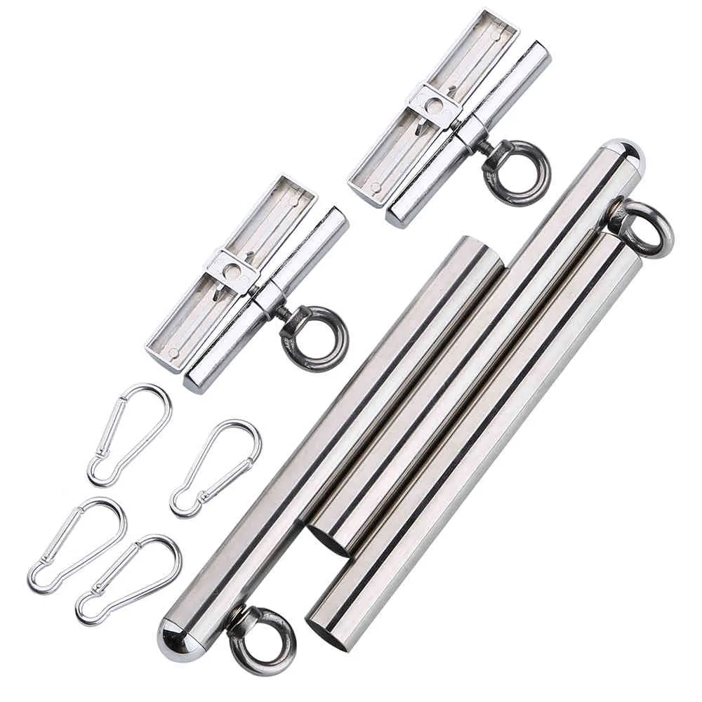 Nxy Bondage Sex Toys For Couples Bdsm Set Leather Handcuffs Spreader Bar  With Steel Pipe Hand Legs Hoods Slave Fetish Adult Sm 1211 From  Sextoyscouples, $26.9