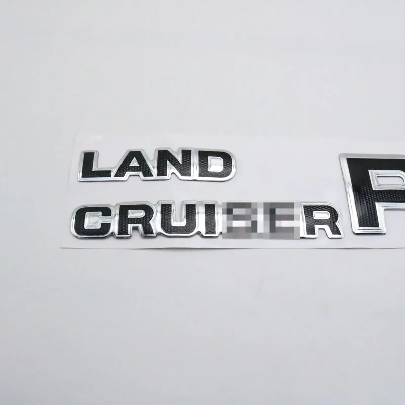 Pour Toyota 2018-2020 Land Cruiser Prado queue emblème voiture 3D Badge autocollant arrière coffre lettre Logo Decal285a