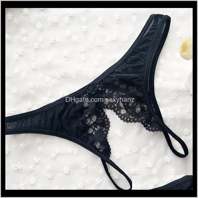 womens sexy lingerie open crotch underwear thongs lace g-strings sexy panties crotchless transparent lingerie open panty