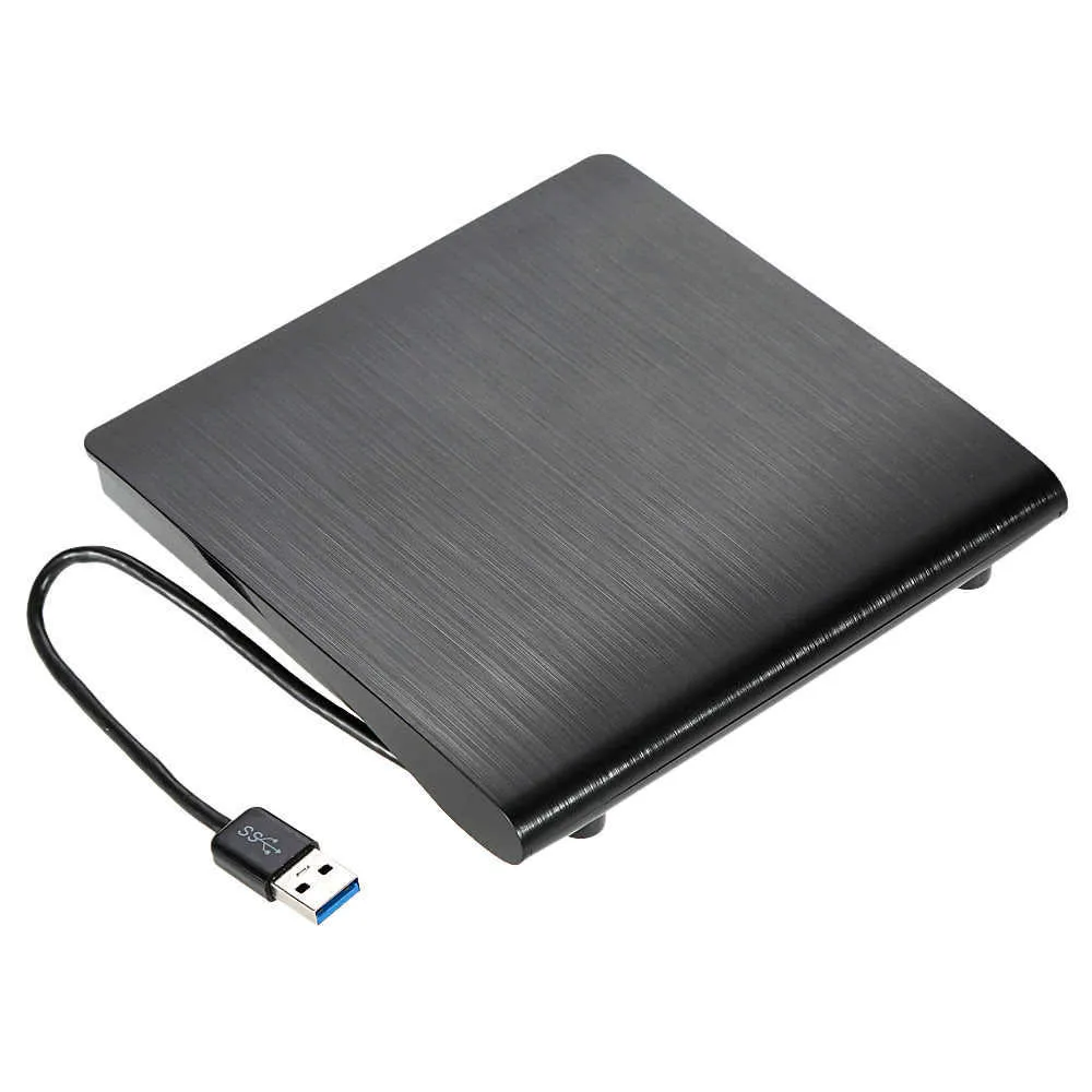 صندوق حافظة محرك الأقراص الضوئية الخارجية USB 3.0 للكمبيوتر المكتبي والكمبيوتر المحمول DVD / CD-ROM SATA حاوية DVD خارجية