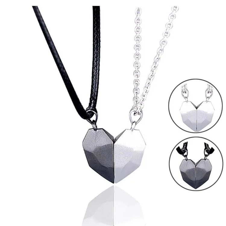 Hanger kettingen liefde magneet paar wensen steen heartbreak stiksels clavicle ketting sieraden sansheng