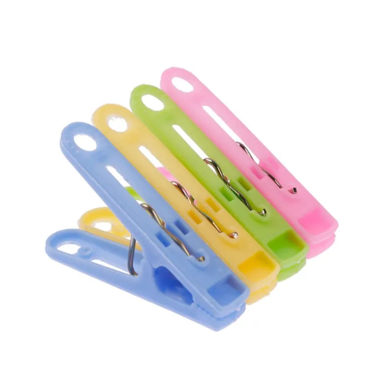 Perchas de plástico para niños con clips, 80810