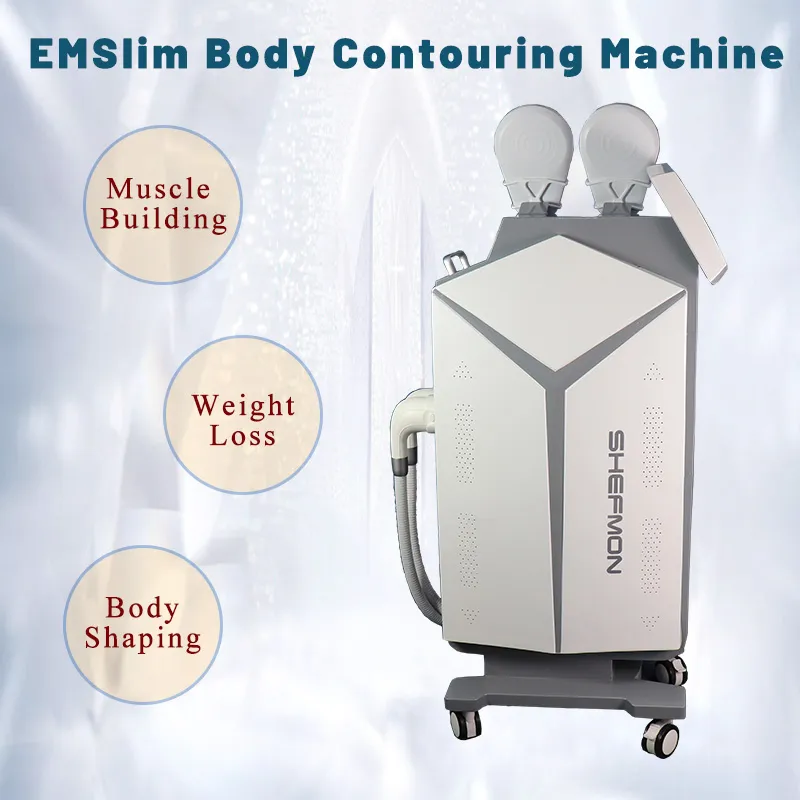 Icke-invasiv högfrekvent elektromuskelmagnetisk EMS-kroppsskulptering av bantningsmaskin