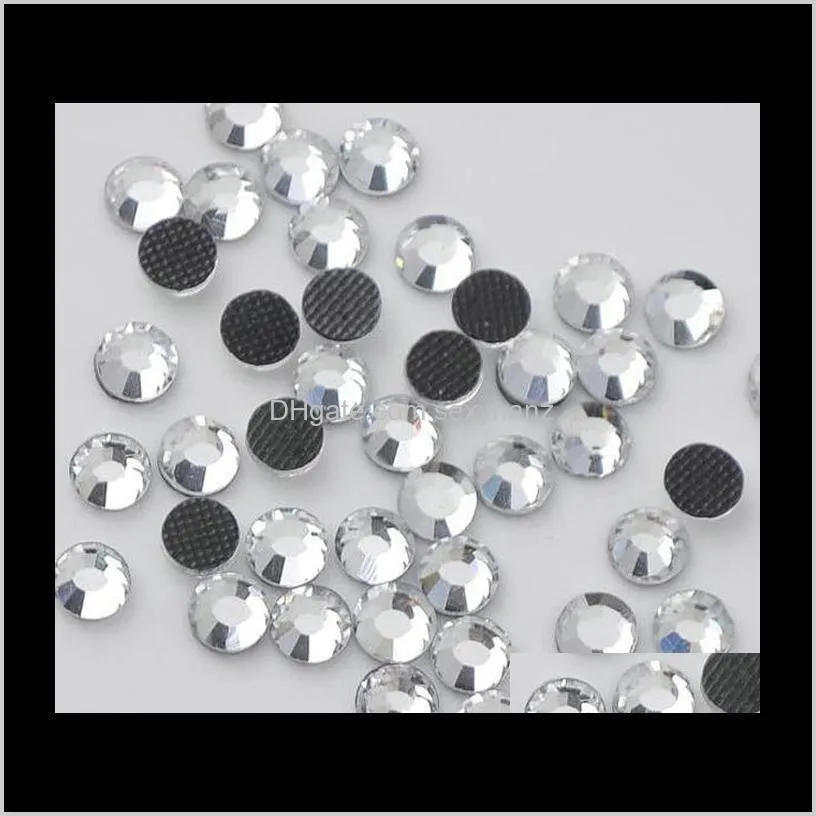 kinds of small flowers rhinestone iron on heat transfers hofix motif small flower design 60pcs/lot