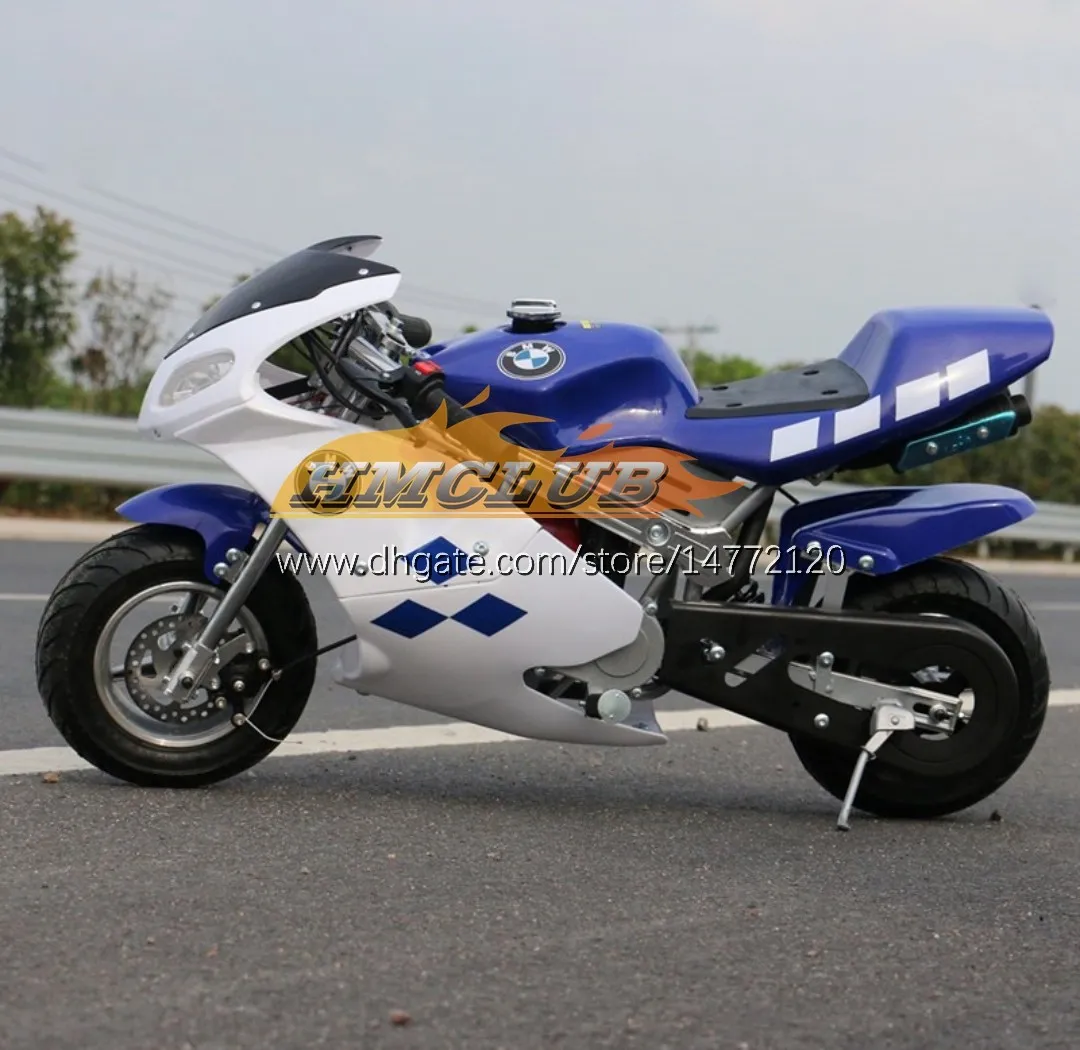 2021 Mini Motorcycle 2-Stroke Sports Mały lokomotywa moto motocyklowe Bbirthday Dift Hand Start 49cc 50cc 50c